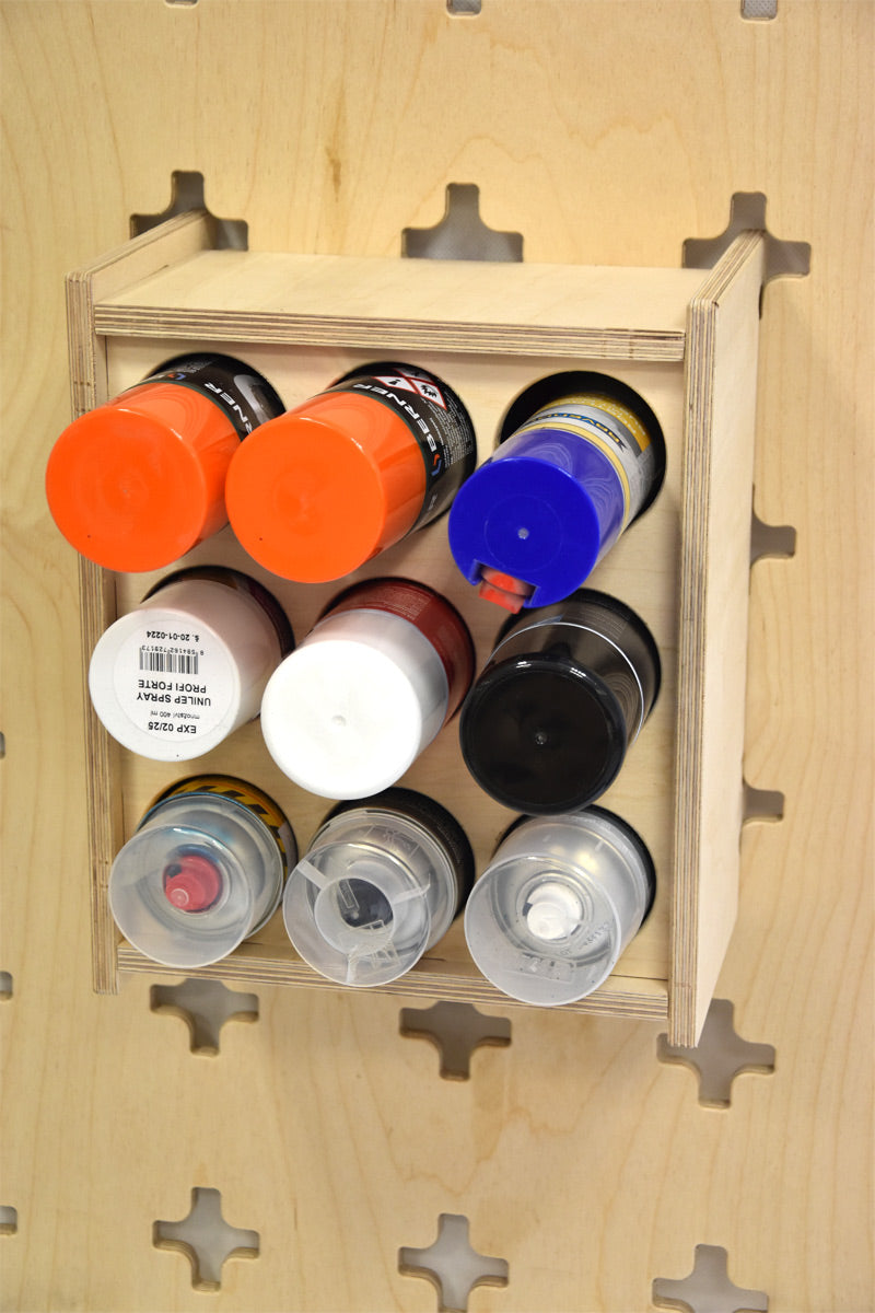 Organizer sospeso per 9 bombolette spray